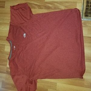 North face Red T shirt men's large